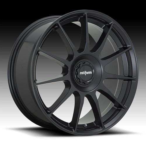 Rotiform DTM R168 Matte Black Custom Wheels Rims 1